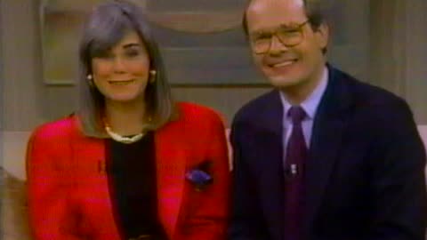 December 3, 1987 - Kathleen Sullivan & Harry Smith for 'CBS This Morning'