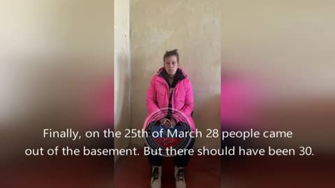 A woman from Mariupol told how the Nazis shot civilians who were trying to collect water for their family members hiding in the basement