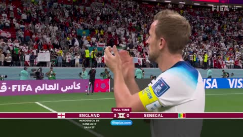 The Three Lions roar England v Senegal Round of 16 FIFA World Cup Qatar 2022