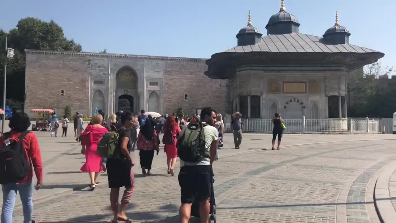 Hagia Sophia Istanbul Turkey outside Beautiful View