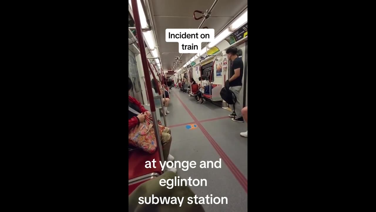 Video📼Of Stabbing🔪OnThe Subway🚇Train At Eglinton🚉Station Toronto🏙️Ontario🍁⚠️Uncensored⚠️
