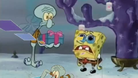 Squidward Is Playing With Tiles While SpongeBob Reacts To Losing His iPhone 📱