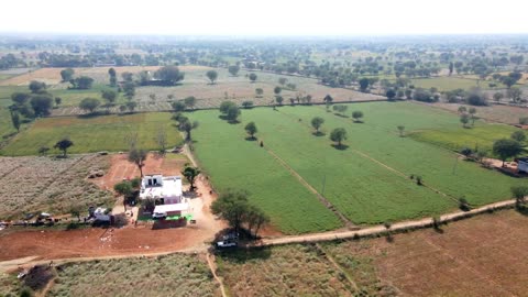 Village wedding drone shoot