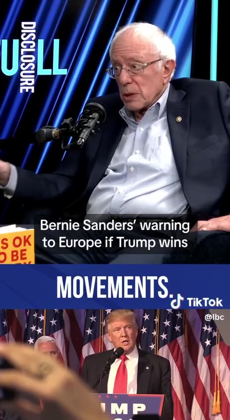 Bernie Sanders WARNS Europe what happened if Trump win