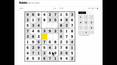 Sudoku 2023-04-19