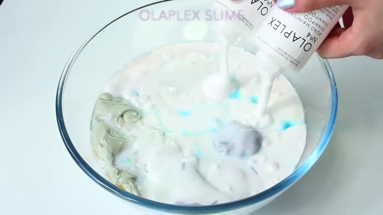 Mixing Makeup with Asmr slime