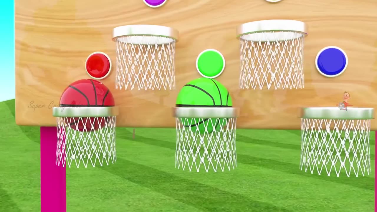 Learn Colors & Fruits Names for Children with Little Baby Fun Play Cutting Fruits Toy Train 3D Kids