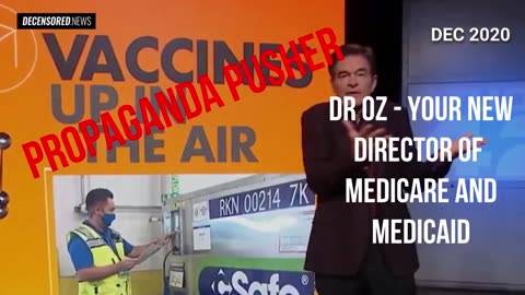 Dr. Oz literally looked into the eyes of Americans and told them the shots were safe