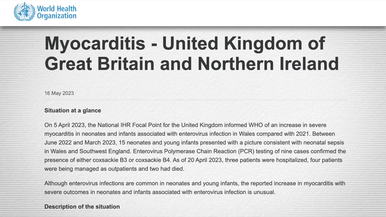 Surge in Severe Myocarditis Cases Strikes Newborns and Infants in the UK