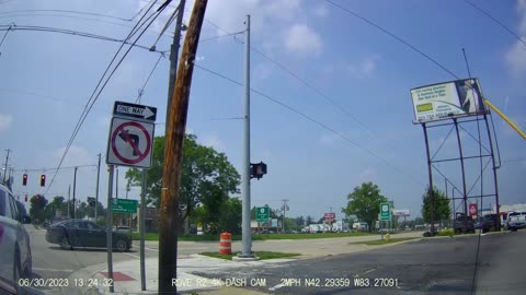 Random Driving On Telegraph Road In Dearborn And Dearborn Heights, Michigan, June 30, 2023