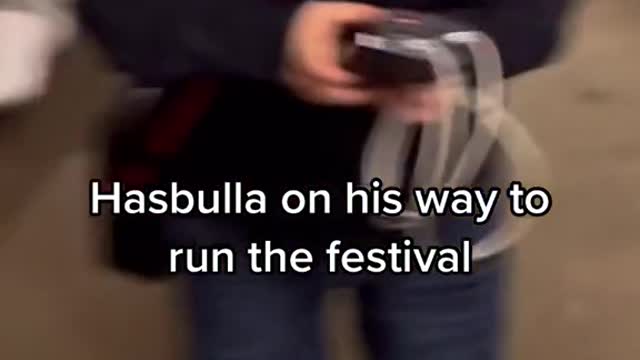 Hasbulla on his way to run the festival