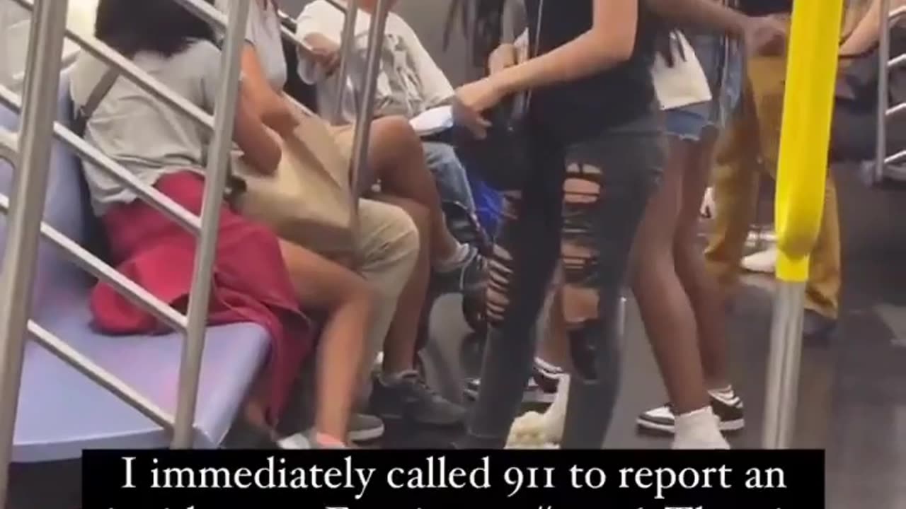 Black Girls Verbally Abuse Asian Couple, Attack Camerawoman (1)