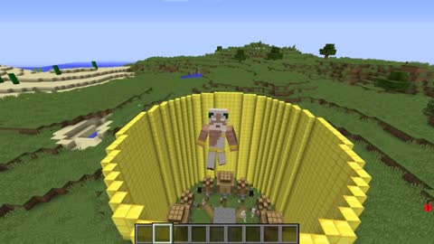 Minecraft Battle: TUNNEL HOUSE BUILD CHALLENGE - NOOB vs PRO vs HACKER vs GOD