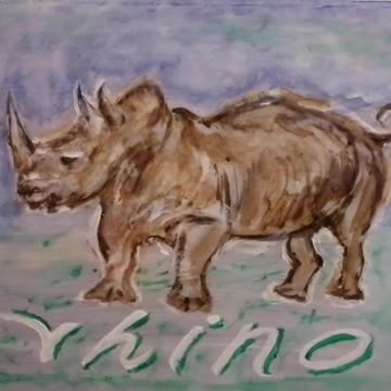 White Rhino: Near extinction, yet still dazzling a sight to behold