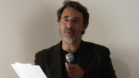 Fabrizio Odetto legge una poesia di Pietro Sansò