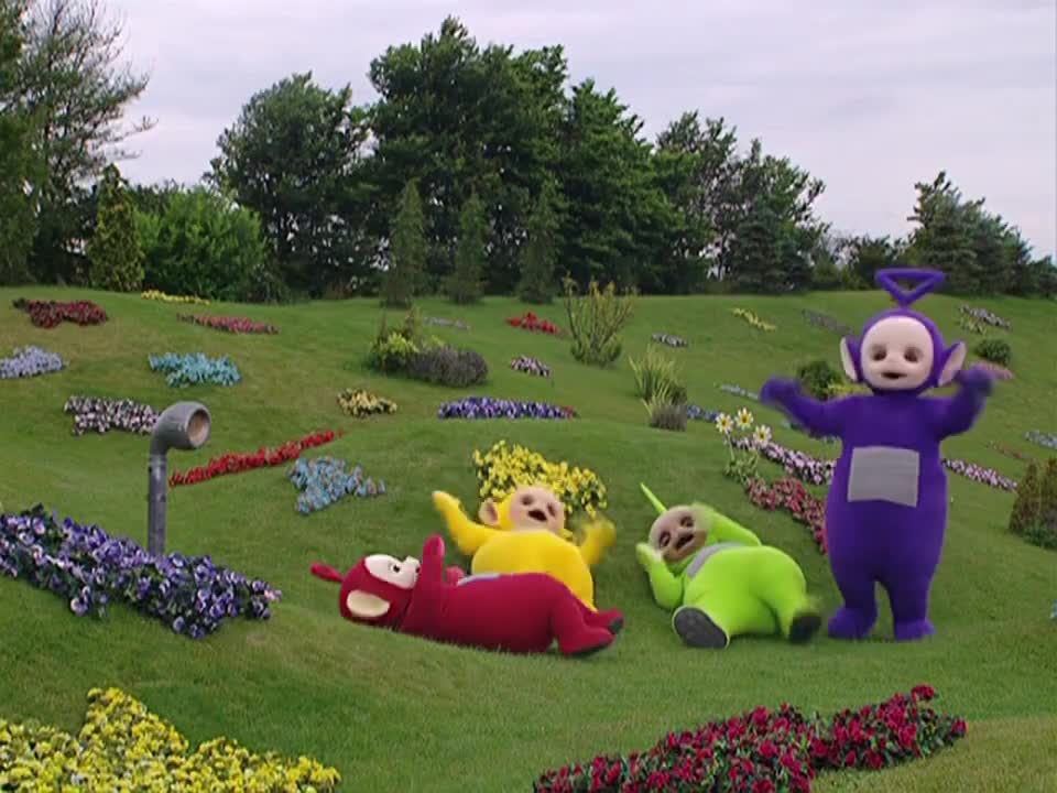 The Teletubbies Get Up After Falling Down _ 720p 60FPS