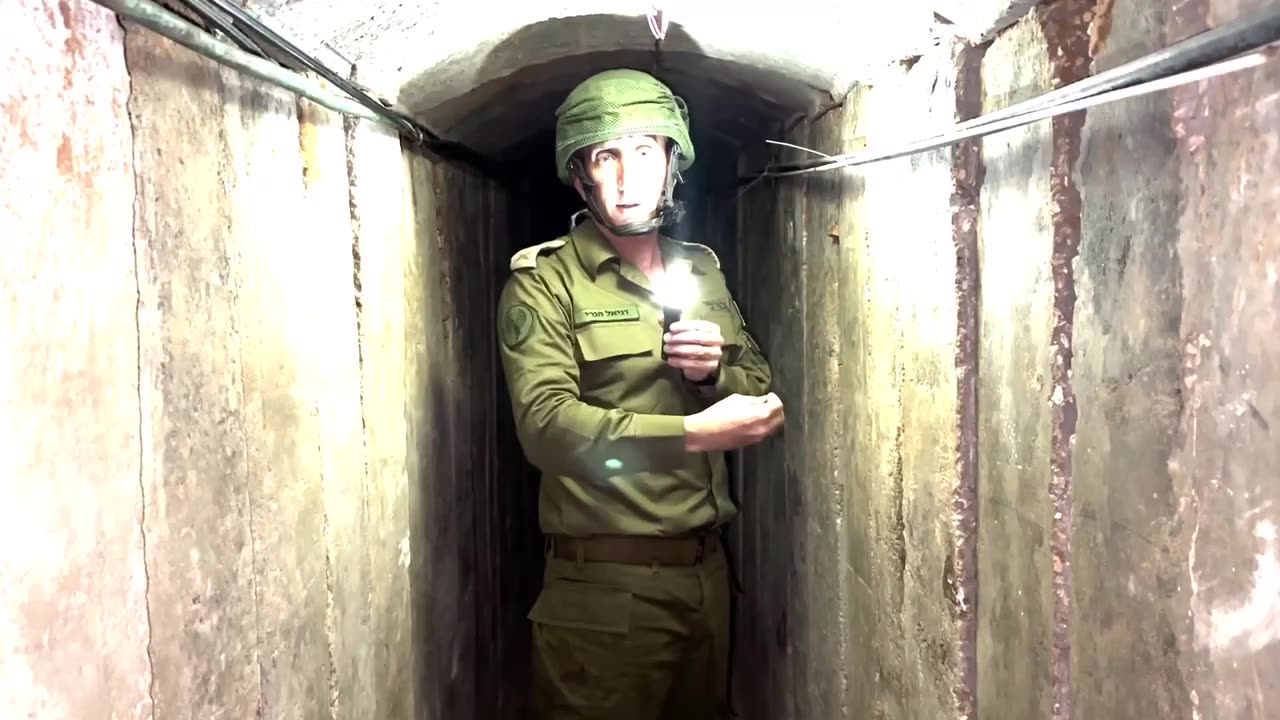 HAMAS Tunnel network under SHIFA HOSPITAL in Gaza