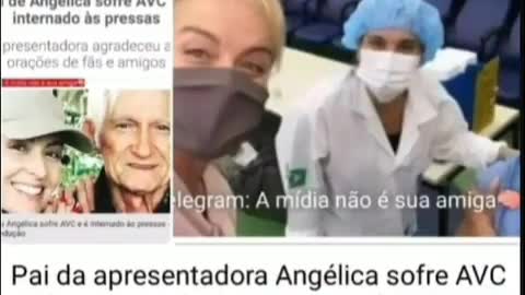 Pai da apresentadora Angelica sobre AVC após vacina