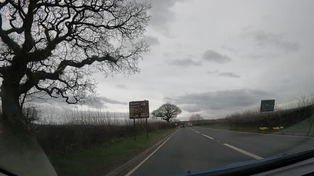 Speedlapse driving in Wales. GOPRO MARCH 2022
