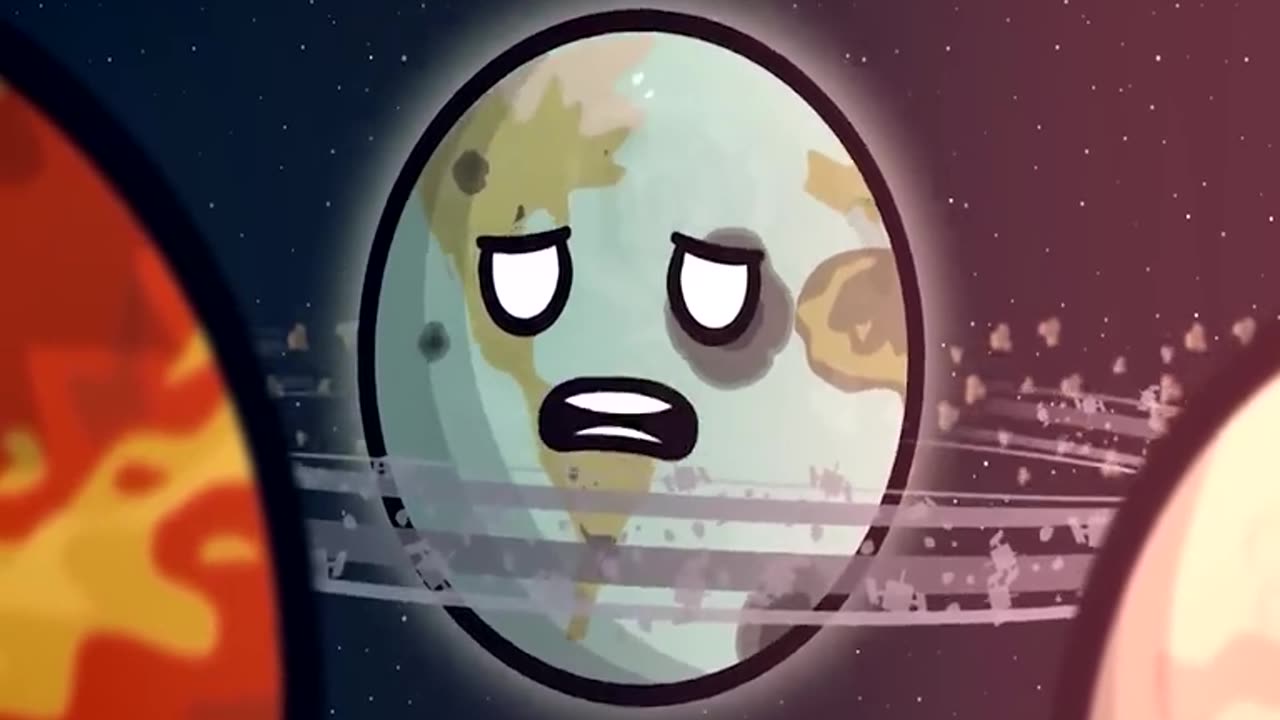 Can earth have rings of trash..?