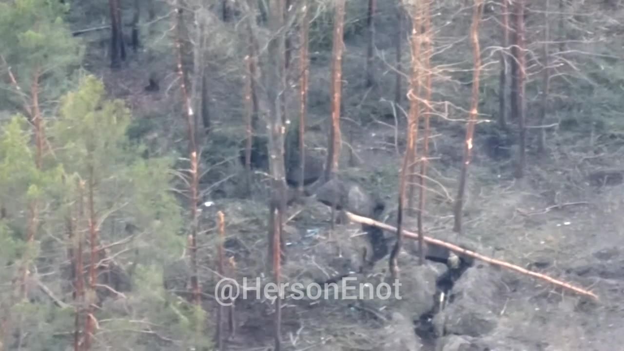 Accurate hit in enemy trenches