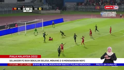 7 NOVEMBER 2022– BERITA WILAYAH – PIALA MALAYSIA 2022 - SELANGOR FC RAIH BEKALAN SELESA