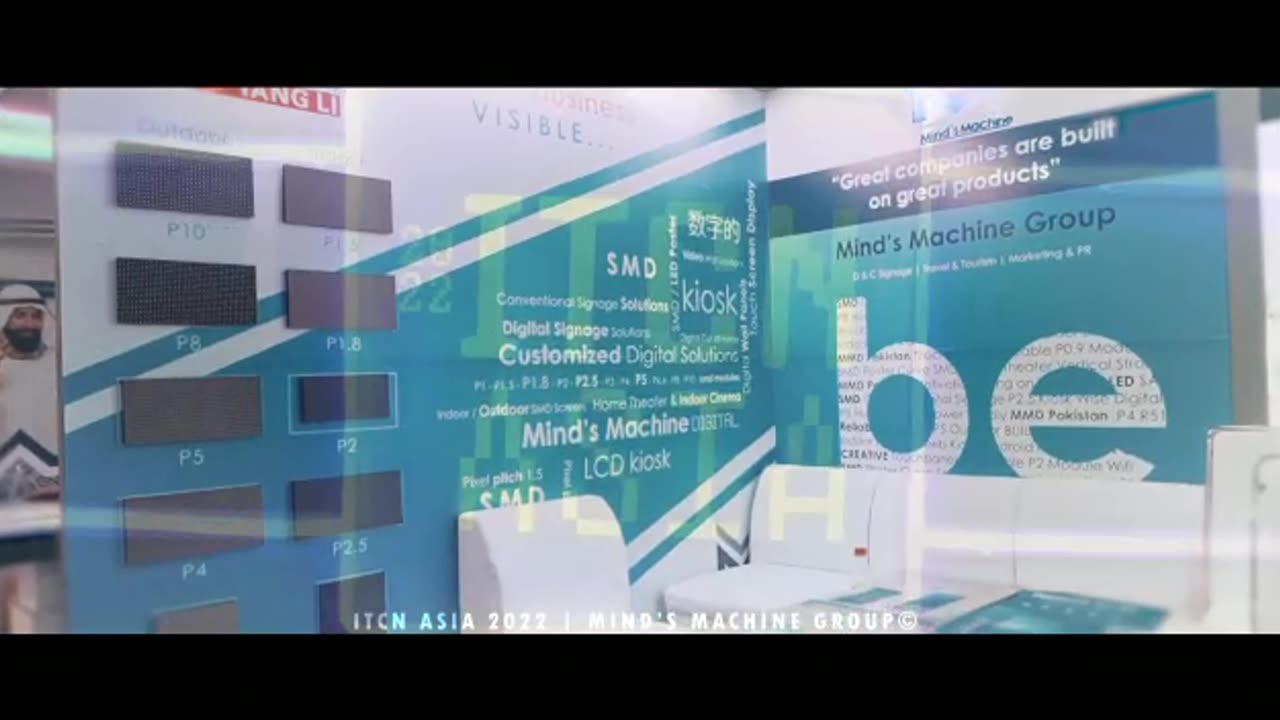 Mind's Machine Digital exhibits its products in ITCN asia 2022
