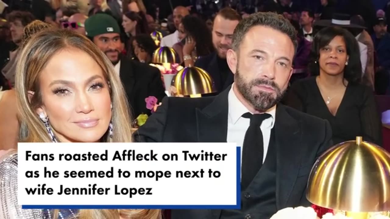 Fans roast Ben Affleck's 'miserable' energy at Grammys 2023