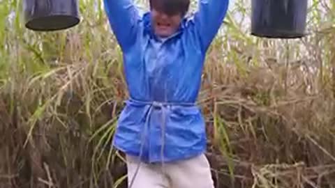 Funny mother and child