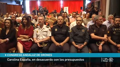 221007 #PolicíaLocalMálaga #PolicíasLocales - Congreso Andaluz de #Drones - Noticias CSN1 Málaga