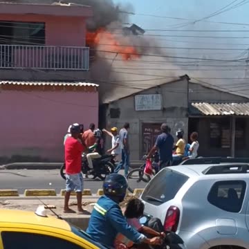 Incendio en el Mercado de Bazurto