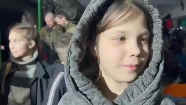 AZOV HAS PUT OUT A NEW VIDEO WITH KIDS HIDING IN THE AZOVSTAL BUNKER FROM "ASVABADITEL".