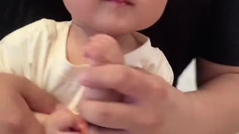 Cute baby dancing