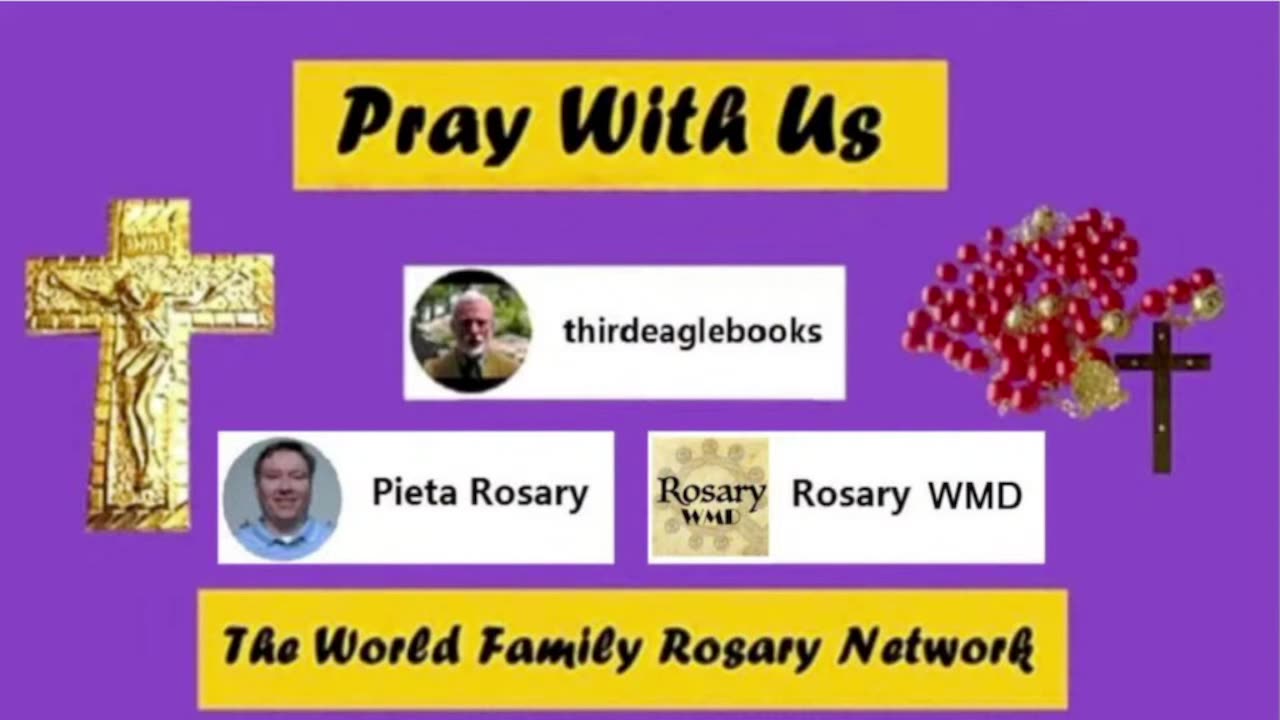 Mary's Daily Live Holy Rosary Prayer at 8:00 p.m. EDT 05/25/2023