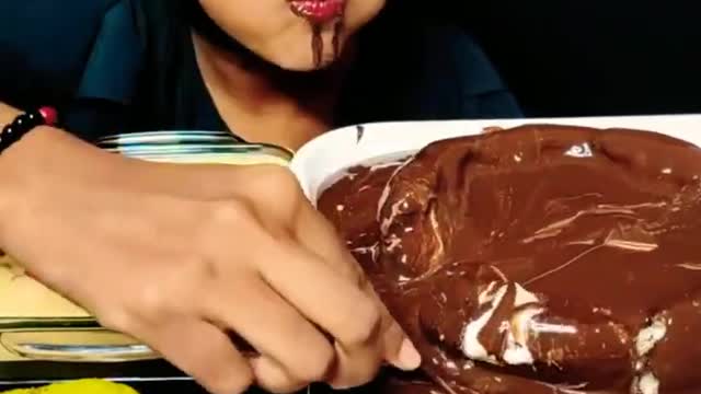 ASMR Eating Rasmalai, Kheer, Lava Cake #bigbites - Pull me up Cake #shorts #foodiedarling #ytshorts