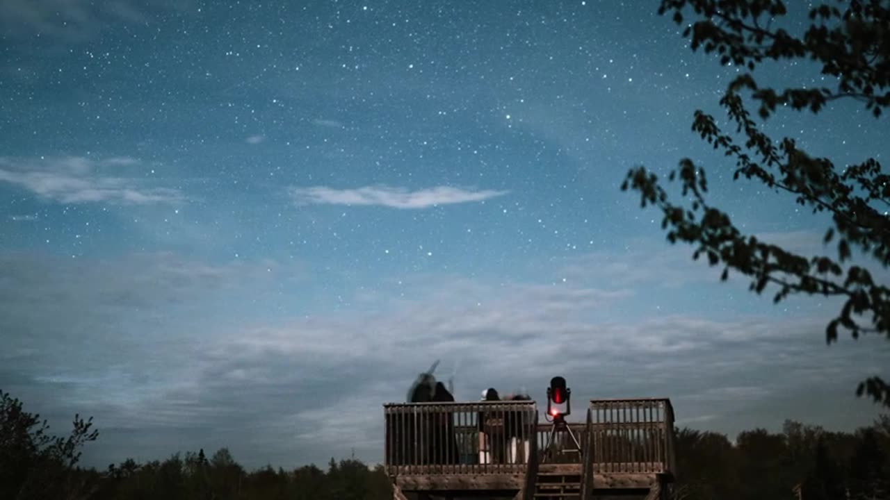 In a View Deck starry Night