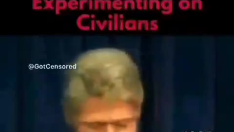 Apologize for human experiments.