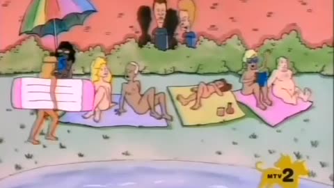 Beavis and Butthead go to nudist resort