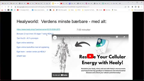 10052023 Energimedisin. #Unifyd #Healyworld #Tesla