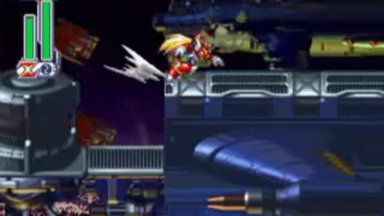 Megaman X4 - Storm Owl Stage ( No Damage ) Zero!