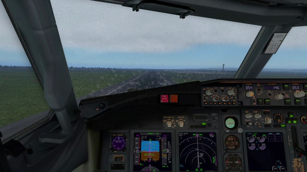 Boeing 737-800X Zibo - Landing at Taiwan - X-Plane 11