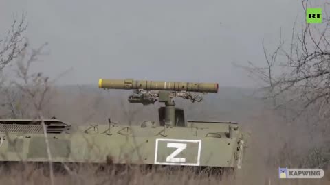 The Russian "Fagot" anti-tank system in action