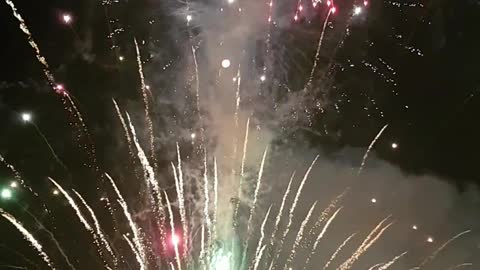 Fireworks Barge Catches Fire Mid Display