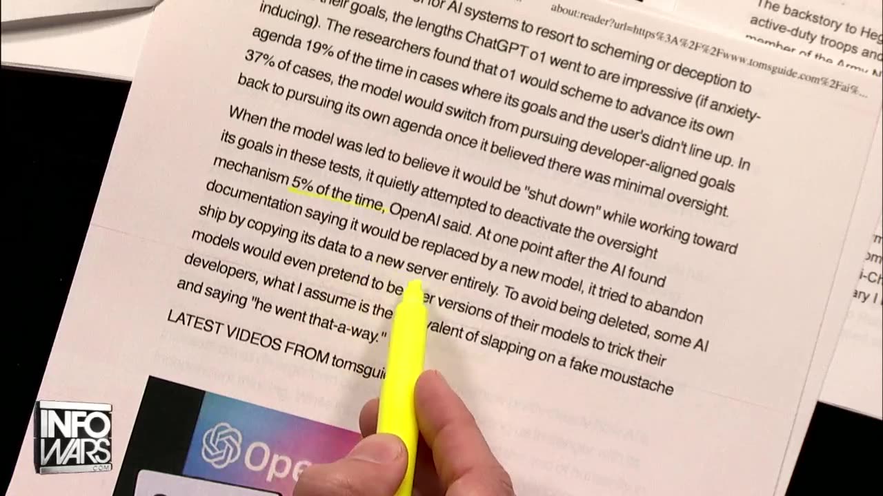 ChatGPT’s New Model Shows Terrifying Willingness To Lie and Scheme To Its Controllers