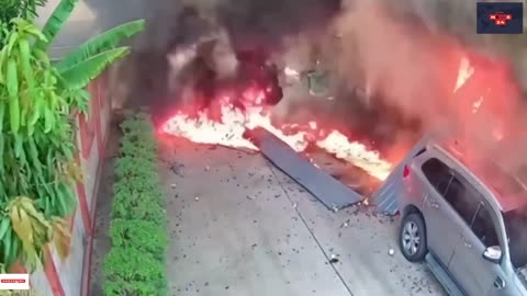 MASSIVE chemical explosion kills one and injures five in suburban home in Thailand