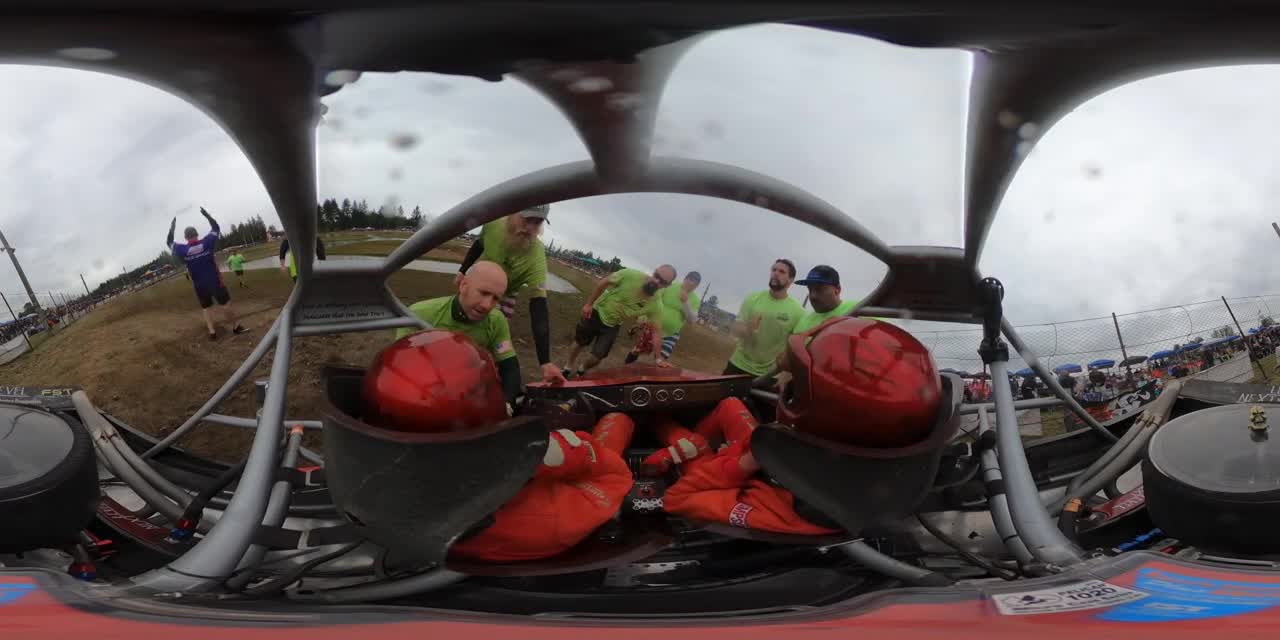 Fear Not Racing wreck at Extreme Sports Park in Port Angeles , WA