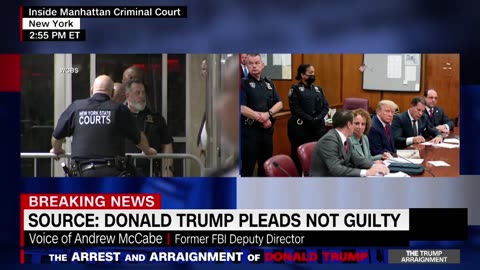 ‘That is an angry Donald Trump’: Analyst on Trump court photos😡