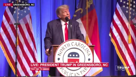 President Trump Speaks at NC GOP Convention