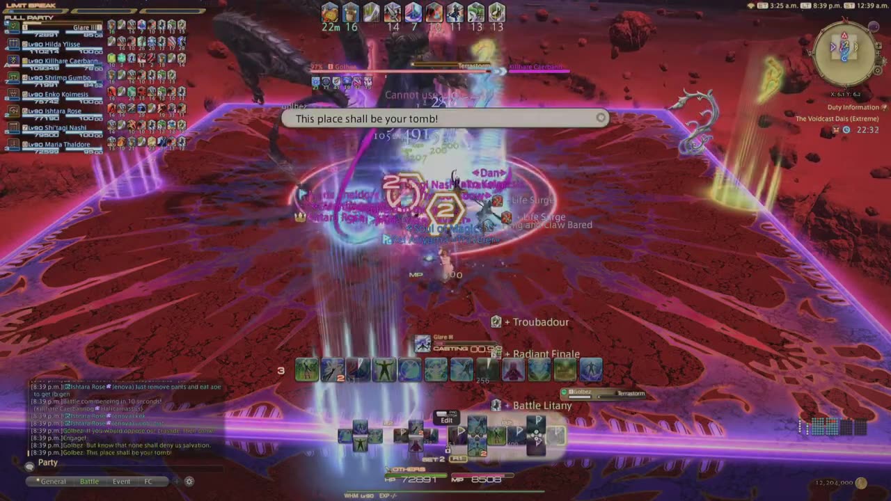 FFXIV - Voidcast Dais EX Clear (WHM POV)