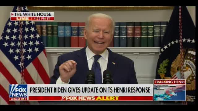 Joe Biden Stutters, Slurs His Words, Starts Preaching about COVID During Statement on Tropical Storm